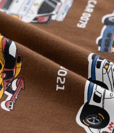 Remera Infantil con Estampa de Coches  - Talle 1 a 6 años 4