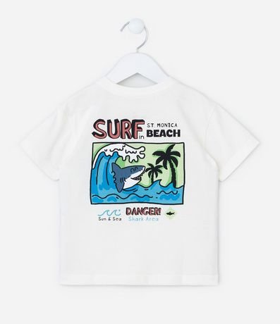 Remera Infantil con Estampa Frente y Espalda Surf - Talle 1 a 6 años 2