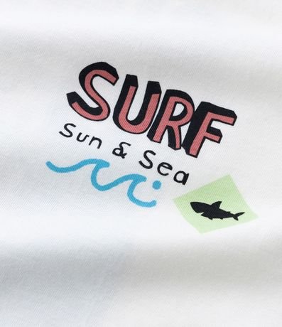 Remera Infantil con Estampa Frente y Espalda Surf - Talle 1 a 6 años 4