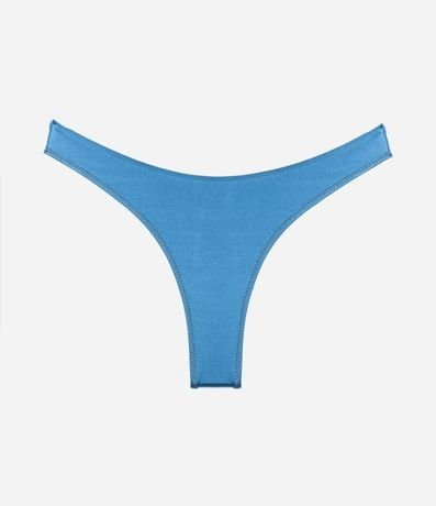 Bikini Bombacha Pernera Alta en Microfibra Brillante con Costura Zigzag 5