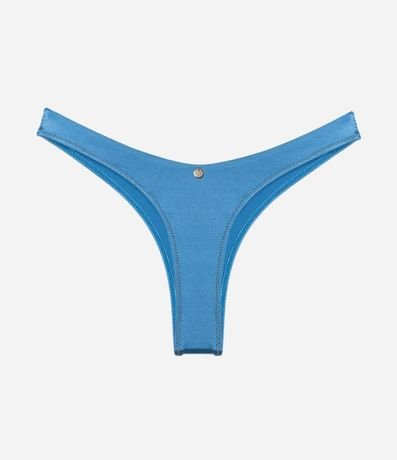 Bikini Bombacha Pernera Alta en Microfibra Brillante con Costura Zigzag 6