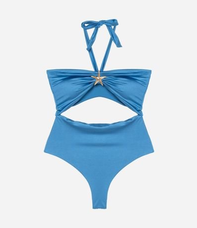 Malla en Microfibra Brillante con Cutout y Adornos de Estrella 4