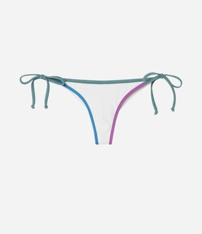 Bikini Bombacha Lazo en Microfibra con Bies de Colores 5