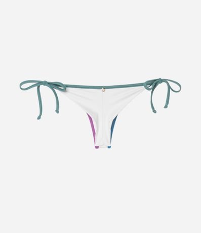 Bikini Bombacha Lazo en Microfibra con Bies de Colores 6