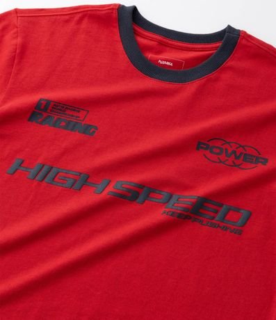 Remera Infantil con Estampa Lettering High Speed - Talle 5 a 14 años 6