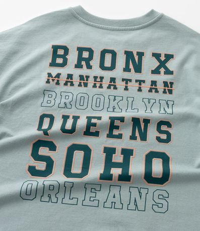 Remera Infantil con Estampa New York Frente y Espalda - Talle 5 a 14 años 5