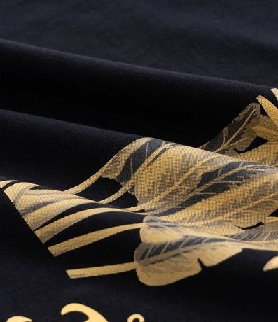 Remera Comfort en Algodón con Estampa de Follaje Royal Palace 4