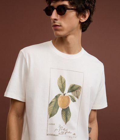Remera en Algodón con Estampa Tropical Fruta 3