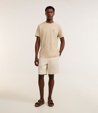 Remera en Algodón con Estampa Tropical Verano 2