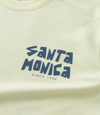 Remera Infantil con Lettering Frente y Espalda Santa Monica - Talle 5 a 14 años 4