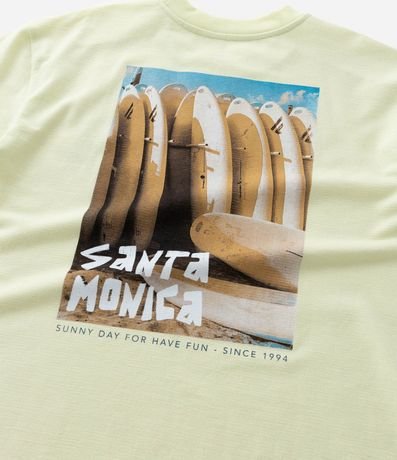 Remera Infantil con Lettering Frente y Espalda Santa Monica - Talle 5 a 14 años 5