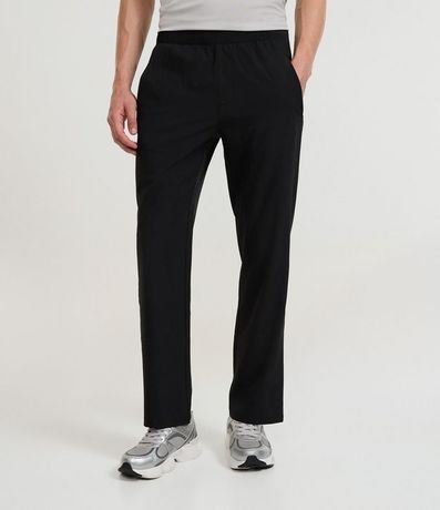 Pantalón Deportiva en Microfibra Liso Recta 2