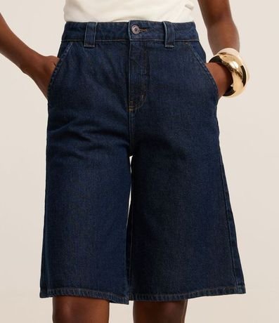 Bermuda Jorts en Jeans Raw con Cintura Sastre 3