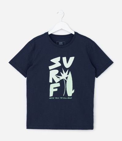 Remera Infantil con Estampa Surf - Talle 5 a 14 años