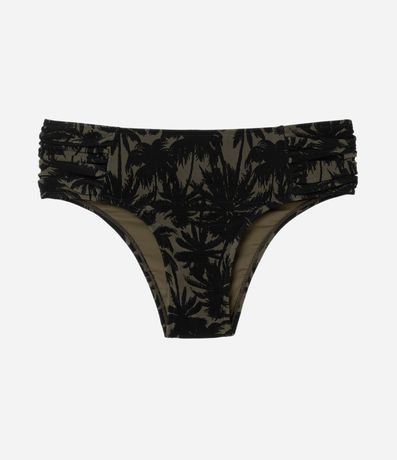 Bikini Bombacha Sunkini en Microfibra con Estampa de Follaje 5