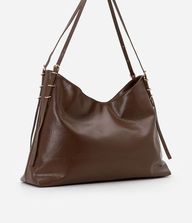 Cartera Hobo Grande con Detalles de Metal 4