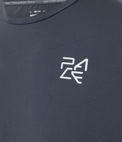 Remera Regular en Tecnologia Dry con Estampa Lettering 6