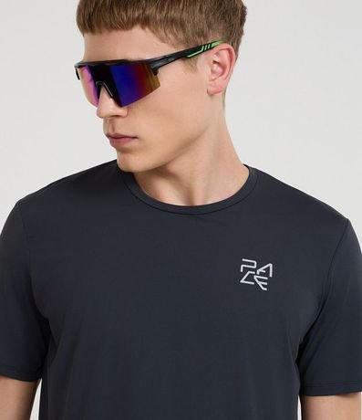 Remera Regular en Tecnologia Dry con Estampa Lettering 4