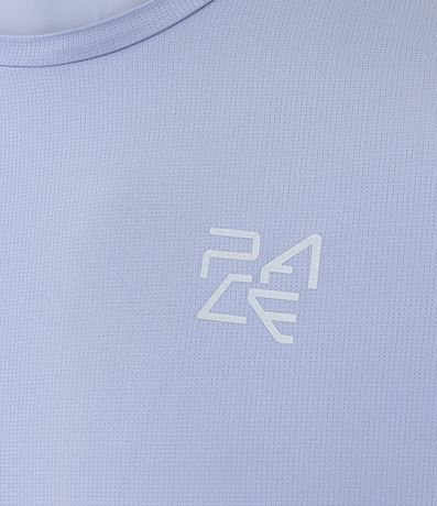 Remera Regular en Tecnologia Dry con Estampa Lettering 7