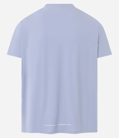 Remera Regular en Tecnologia Dry con Estampa Lettering 9