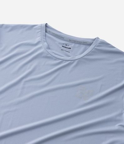 Remera Regular en Tecnologia Dry con Estampa Lettering 9