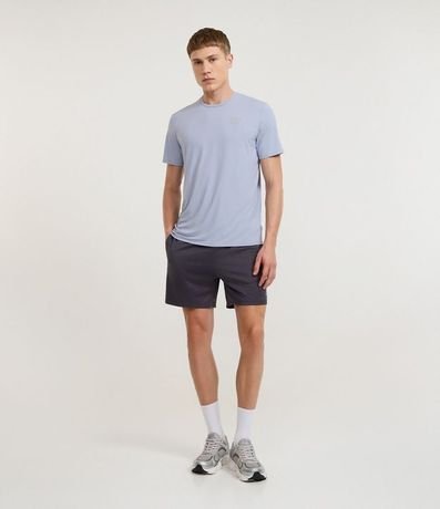 Remera Regular en Tecnologia Dry con Estampa Lettering 2