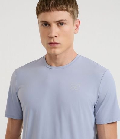 Remera Regular en Tecnologia Dry con Estampa Lettering 4