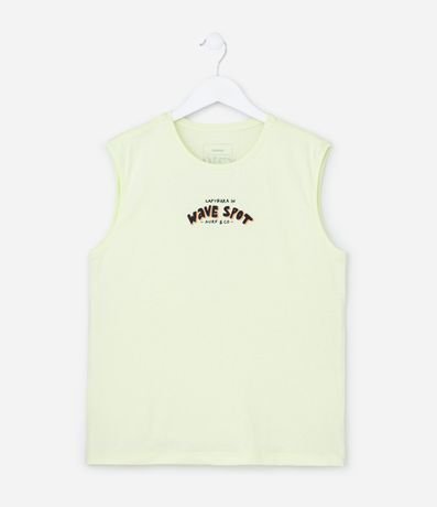 Musculosa Infantil con Estampa Frente y Espalda Capivara - Talle 5 a 14 años 2