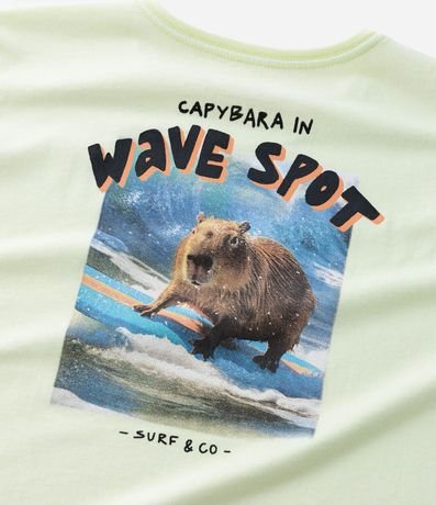 Musculosa Infantil con Estampa Frente y Espalda Capivara - Talle 5 a 14 años 6