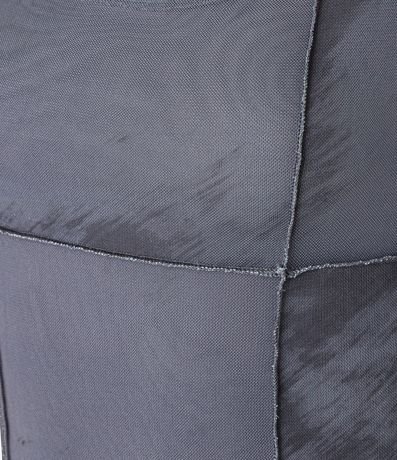 Vestido Largo en Tule con Bretel Fino y Estampa Manchada 8