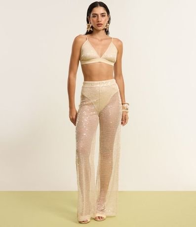 Pantalón Pantalona con Lentejuela 5