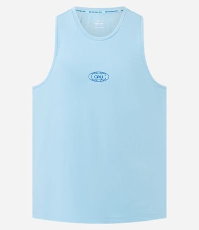 Musculosa Deportiva Regular con Tecnologia Dry y Estampa Localizada