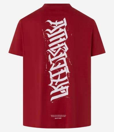 Remera Comfort en Algodón con Estampa Lettering Ambicion 6