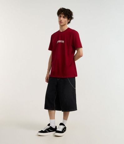 Remera Comfort en Algodón con Estampa Lettering Ambicion 2