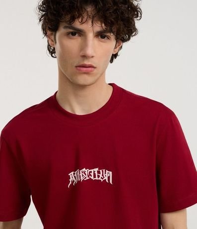 Remera Comfort en Algodón con Estampa Lettering Ambicion 4