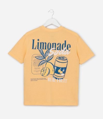 Remera Infantil con Estampa Frente y Espalda Limonada - Talle 5 a 14 años 3