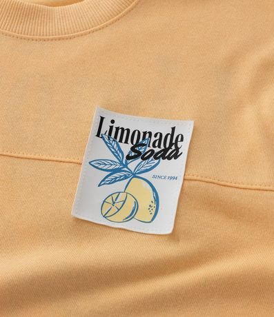 Remera Infantil con Estampa Frente y Espalda Limonada - Talle 5 a 14 años 6