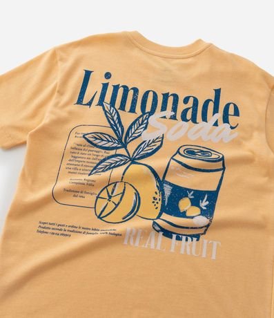 Remera Infantil con Estampa Frente y Espalda Limonada - Talle 5 a 14 años 8