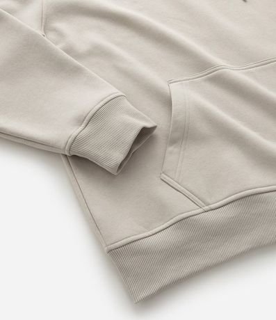 Saco Comfort en Algodón con Felpa y Bolsillo Canguro 7