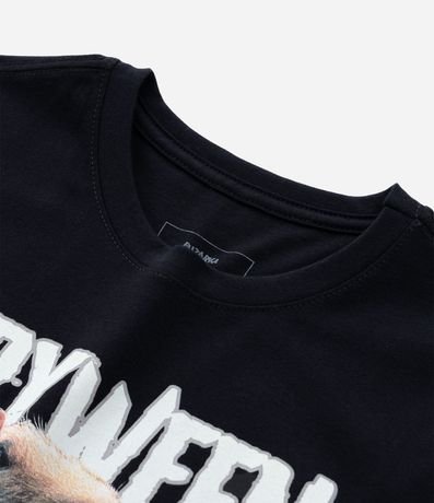 Remera Infantil con Estampa Carpincho de Halloween - Talle 5 a 14 años 5