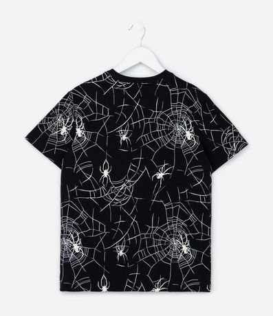 Remera Infantil con Estampa Telas de Araña - Tam  5 a 14 años 3