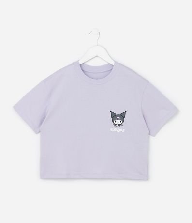 Remera Relaxed Infantil con Estampa Moods Kuromi - Talle 6 a 14 años 1