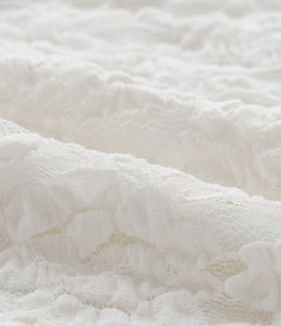 Blusa Sin Manga en Encaje con Bajo Asimétrico Curve & Plus Size 7