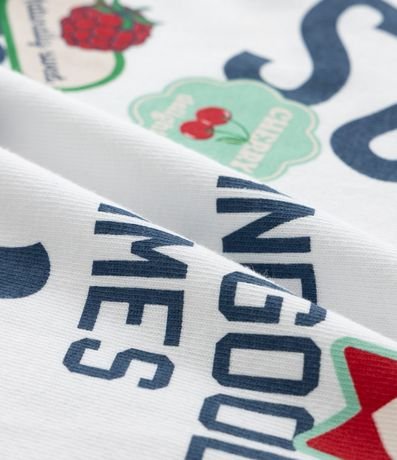 Remera Boxy Infantil con Estampa Frente y Espalda Sunshine - Talle 5 a 14 años 4