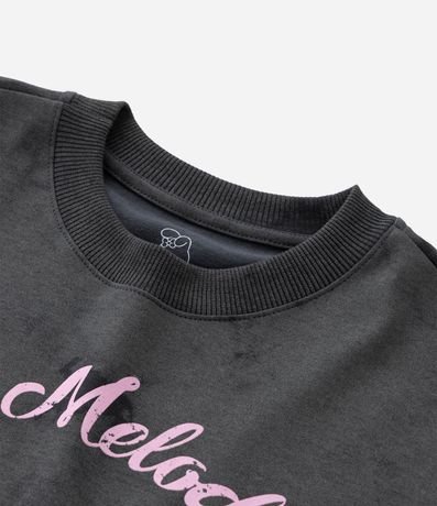 Remera Oversized Infantil Marmorizada My Melody - Talle 5 a 14 años 4