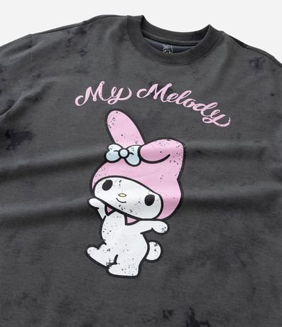 Remera Oversized Infantil Marmorizada My Melody - Talle 5 a 14 años 5