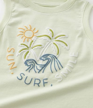 Musculosa Infantil con Estampa Playa - Talle 1 a 6 años 6
