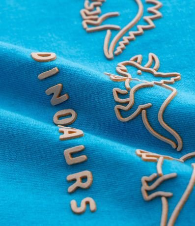 Remera Infantil con Estampa Relieve de Dinos - Talle 1 a 6 años 4