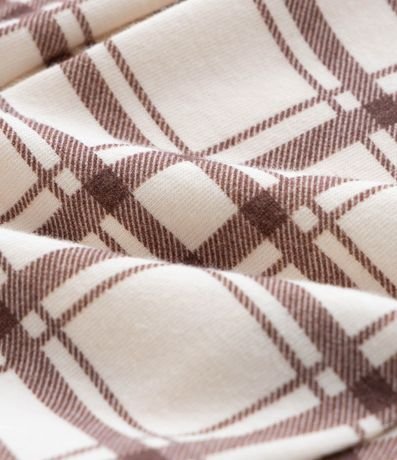 Short Pollera Infantil de Cuadros con Pliegues - Talle 5 a 14 años 4