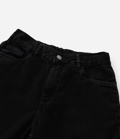 Bermuda Recta Infantil en Jeans con Cintura Elástica - Talle 5 a 14 años 5